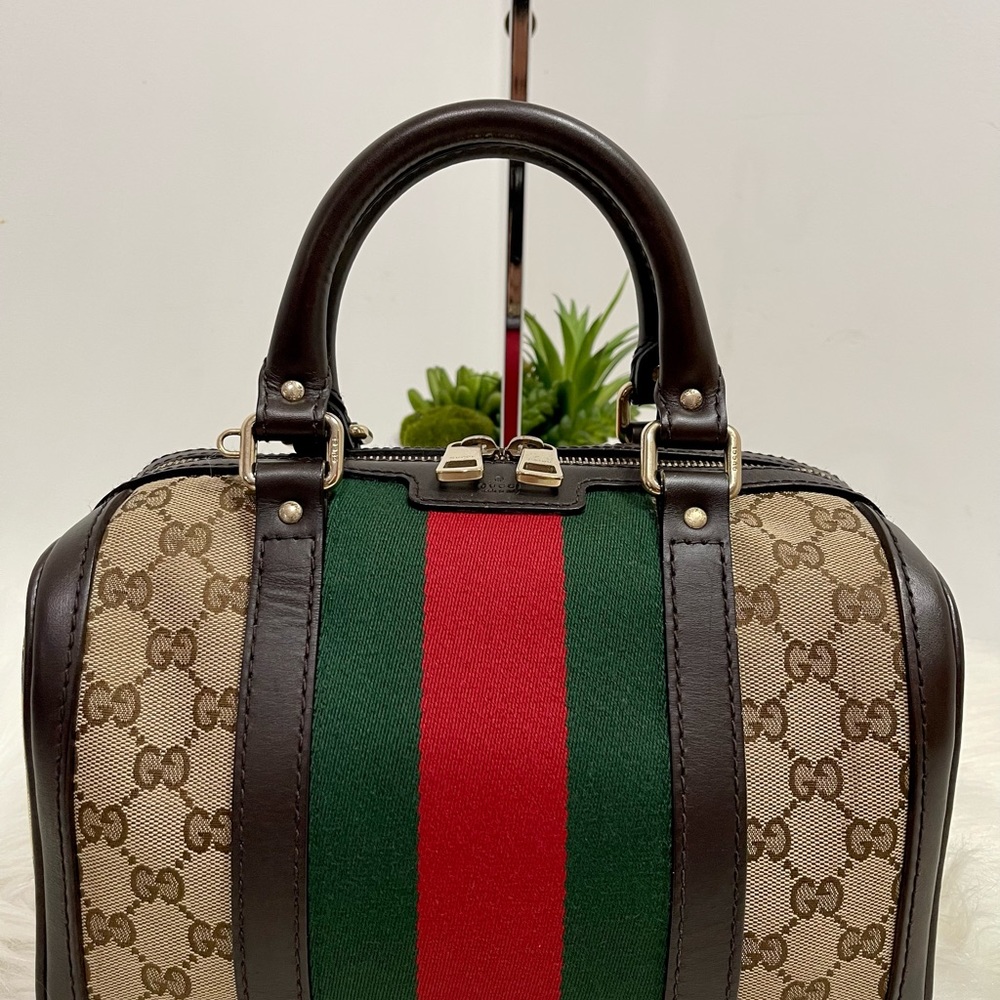 Monogram Vintage Web Small Boston - Picture 2 of 16